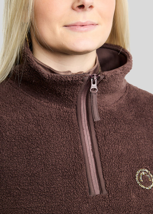 MoEbba Sudadera Teddy - Black Peony