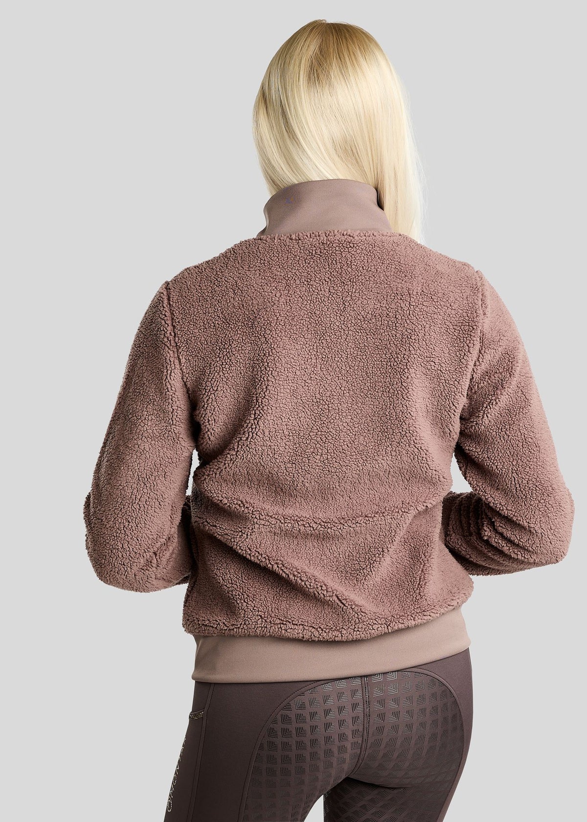 MoEbba Chaqueta Teddy Golden Quartz - Nougat Brown