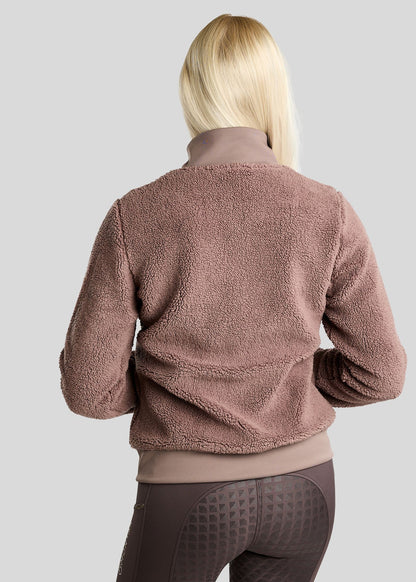 MoEbba Chaqueta Teddy Golden Quartz - Nougat Brown
