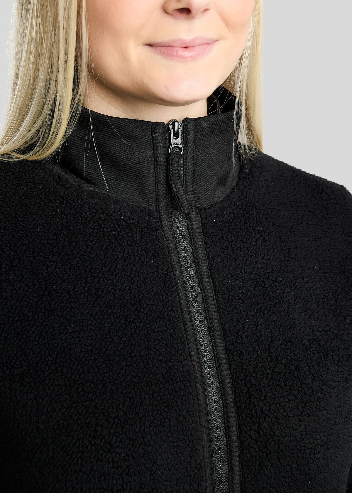 MoEbba Chaqueta Teddy Golden Quartz - Negro