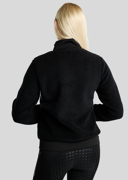 MoEbba Chaqueta Teddy Golden Quartz - Negro