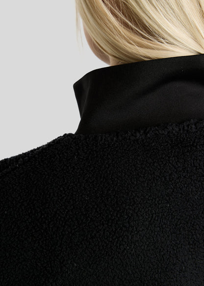 MoEbba Chaqueta Teddy Golden Quartz - Negro