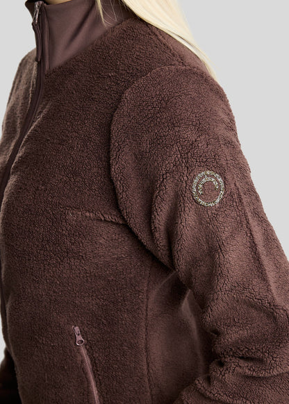 MoEbba Chaqueta Teddy Golden Quartz - Black Peony