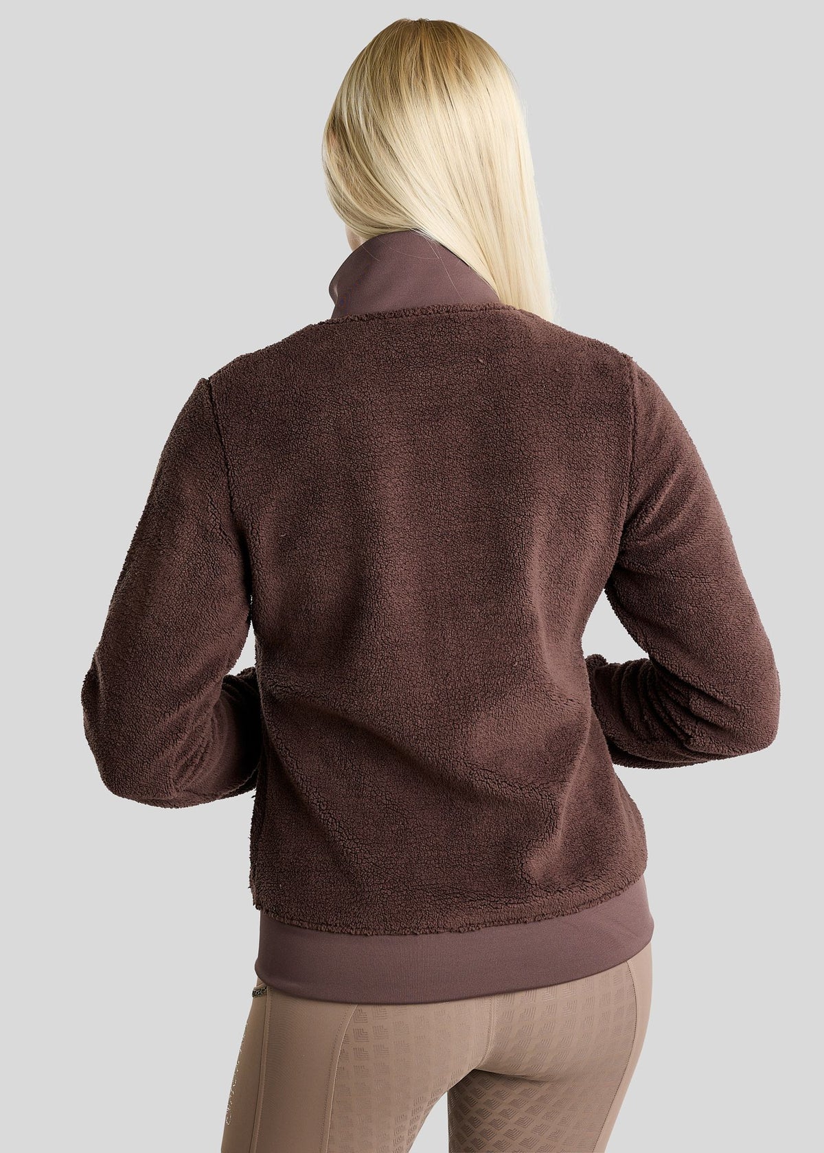 MoEbba Chaqueta Teddy Golden Quartz - Black Peony