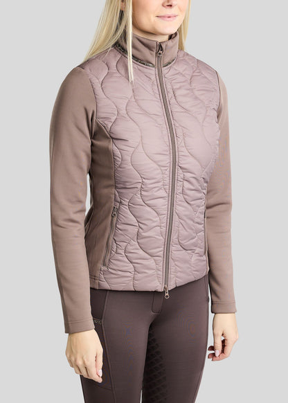 MoVeronica Chaqueta Híbrida Montar con detalles Golden Quartz - Nougat Brown