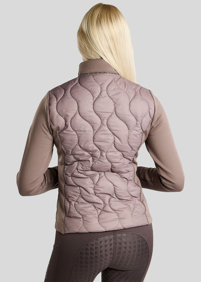 MoVeronica Chaqueta Híbrida Montar con detalles Golden Quartz - Nougat Brown