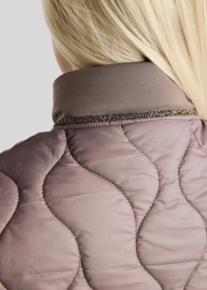 MoVeronica Chaqueta Híbrida Montar con detalles Golden Quartz - Nougat Brown