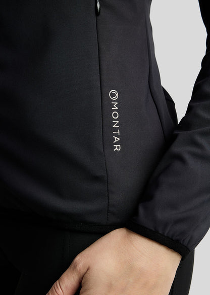 MoAddie Chaqueta Híbrida Montar con Logo Gun Metal - Negro
