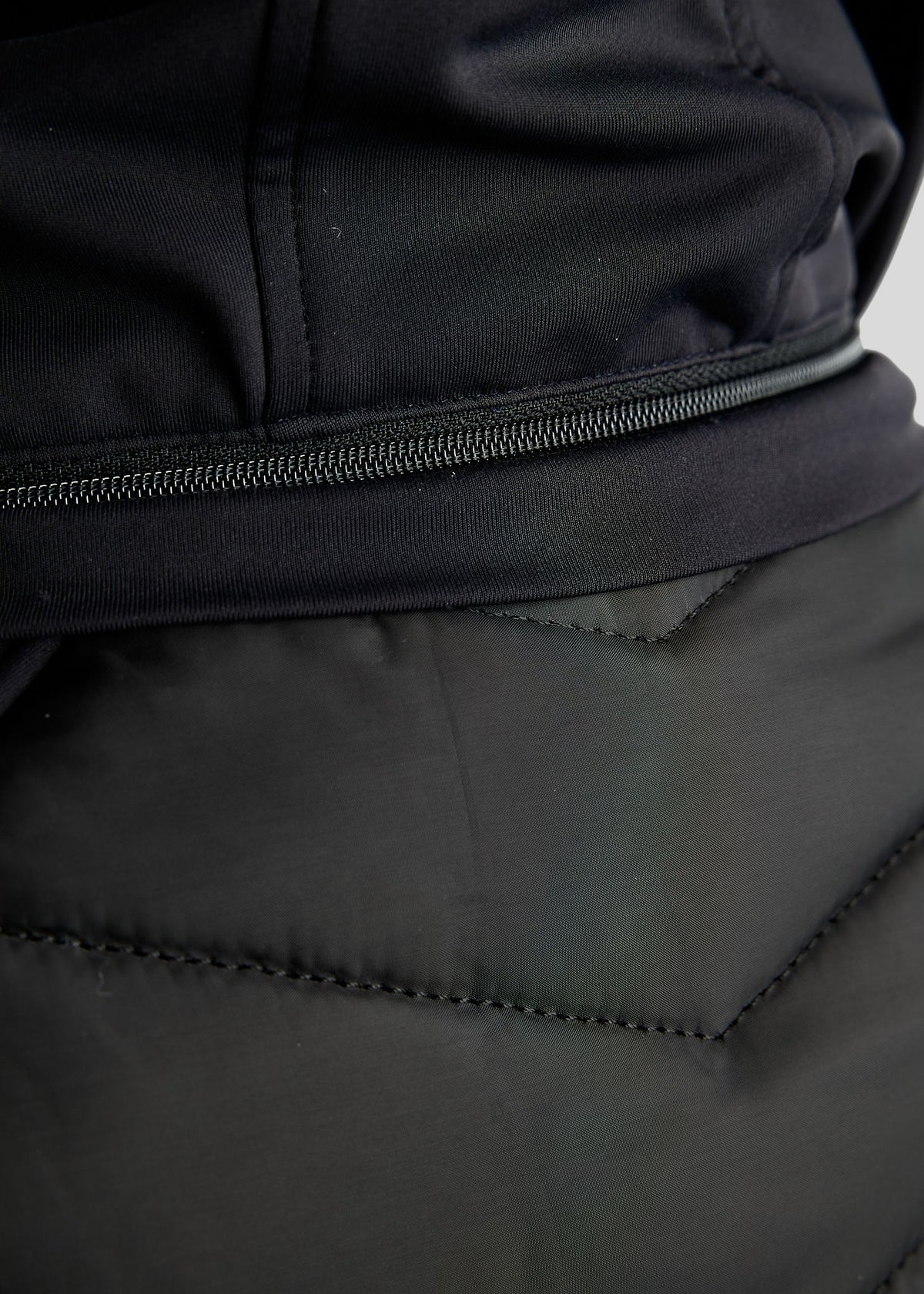 MoAddie Chaqueta Híbrida Montar con Logo Gun Metal - Negro