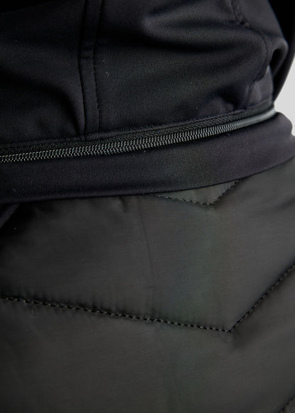 MoAddie Chaqueta Híbrida Montar con Logo Gun Metal - Negro