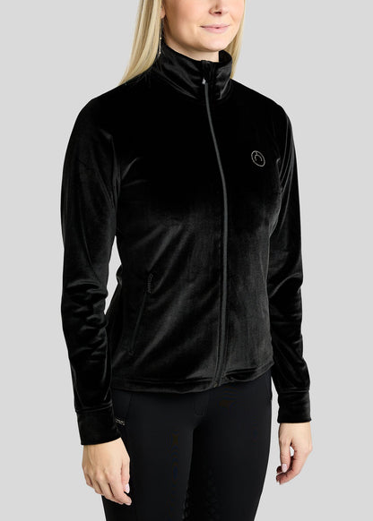 MoValerie  Chaqueta Velvet Montar con detalles Golden Quartz - Negro