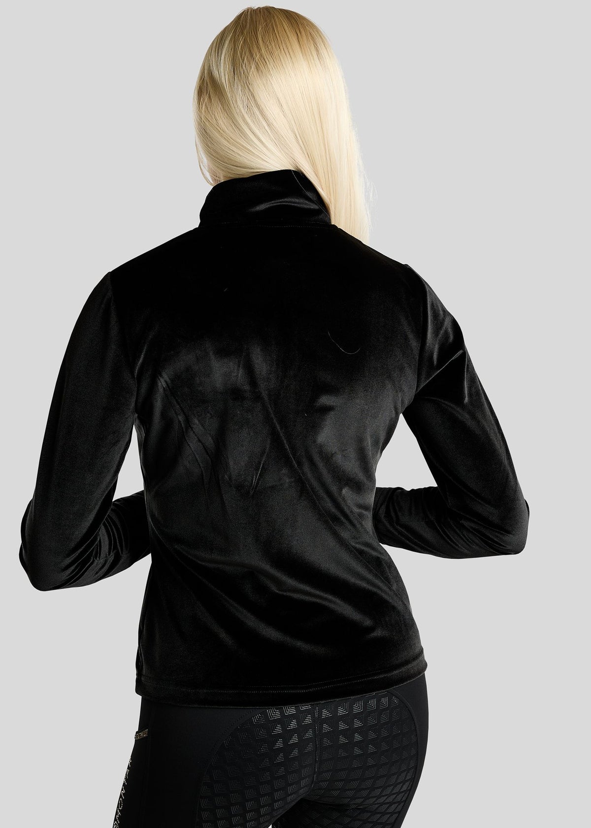 MoValerie  Chaqueta Velvet Montar con detalles Golden Quartz - Negro