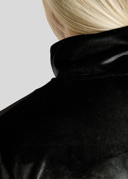 MoValerie  Chaqueta Velvet Montar con detalles Golden Quartz - Negro