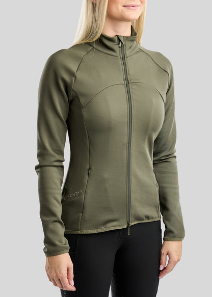 MoEverline Chaqueta Montar con cristales Golden Quartz - Forest Green