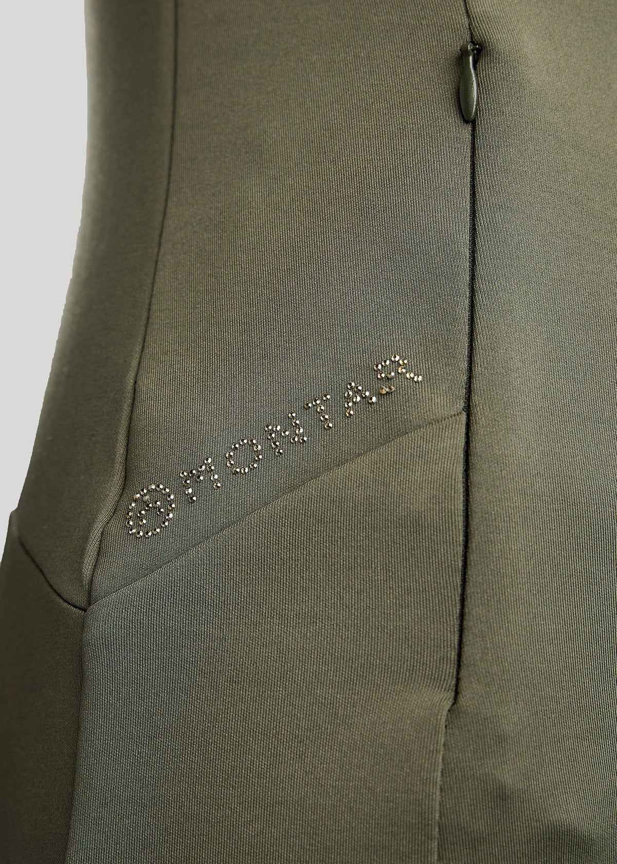 MoEverline Chaqueta Montar con cristales Golden Quartz - Forest Green