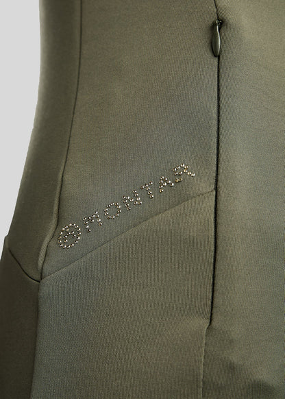 MoEverline Chaqueta Montar con cristales Golden Quartz - Forest Green