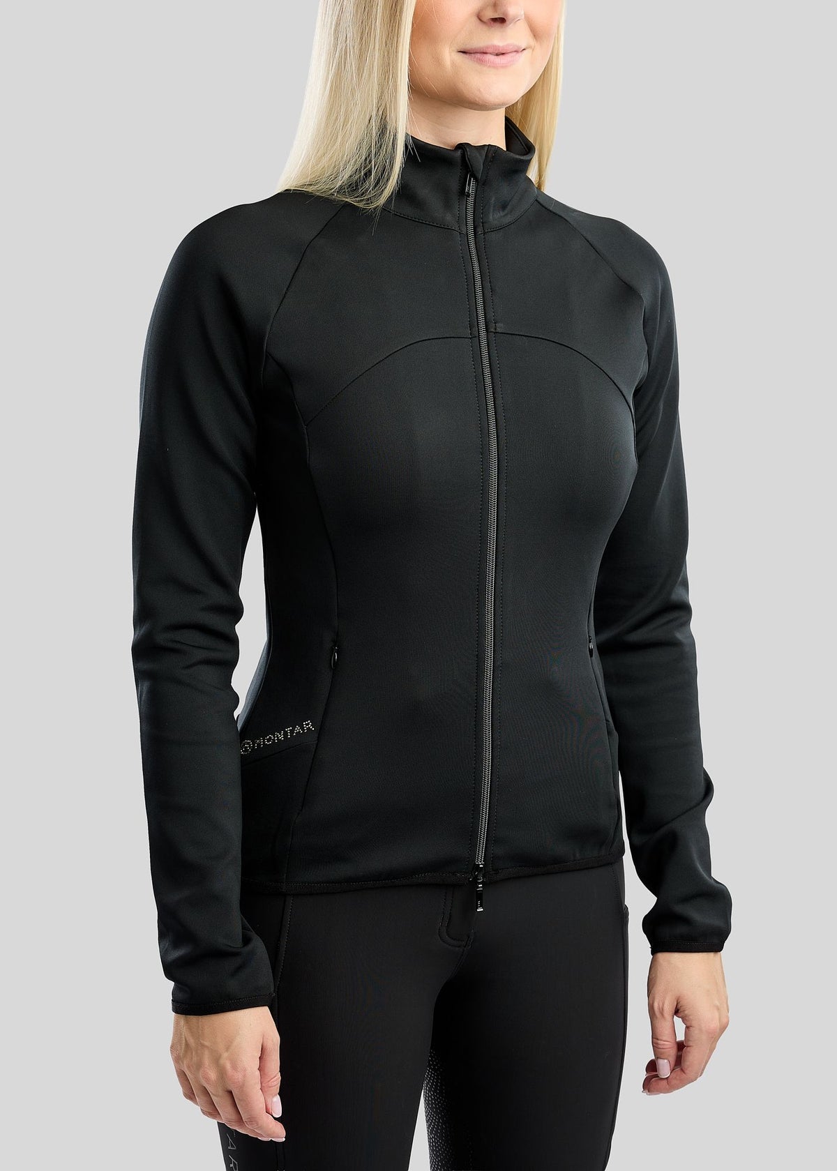 MoEverline Chaqueta Montar con cristales Golden Quartz - Negro