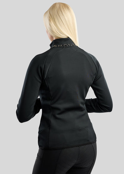MoEverline Chaqueta Montar con cristales Golden Quartz - Negro