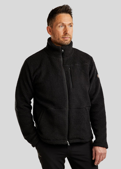 MoCharlie Chaqueta Teddy Hombre - Negro