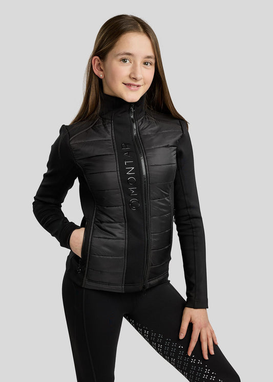 Junior Emma chaqueta Softshell - Negro
