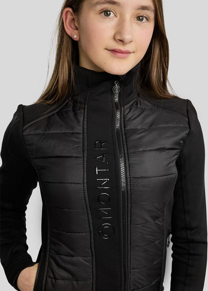 Junior Emma chaqueta Softshell - Negro