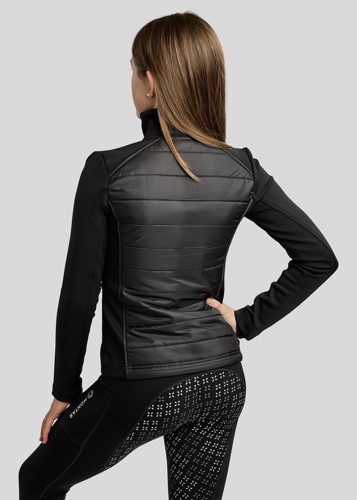 Junior Emma chaqueta Softshell - Negro