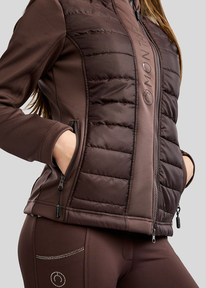 Junior Emma chaqueta Softshell - Black Peony