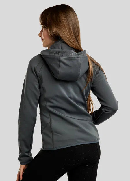 Junior MoBlair Softshell chaqueta Gun Metal Crystal Logo - Dark Slate