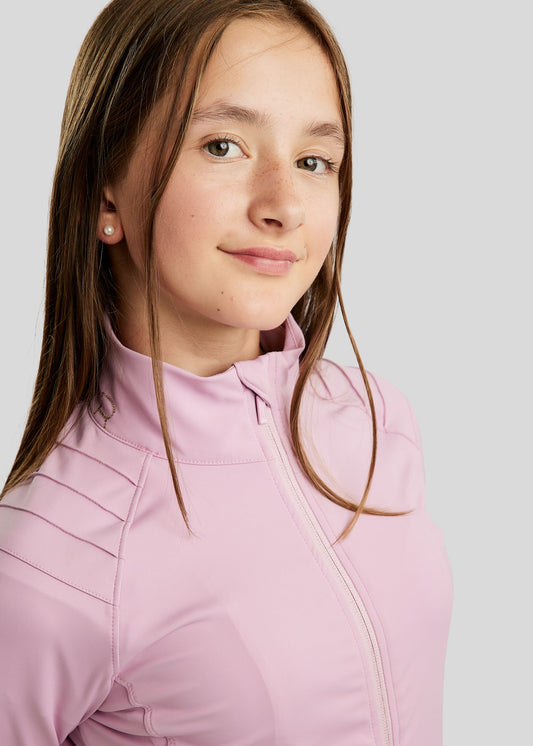 MoPearl Junior Chaqueta Montar con Gun Metals Cristals - Candy Pink