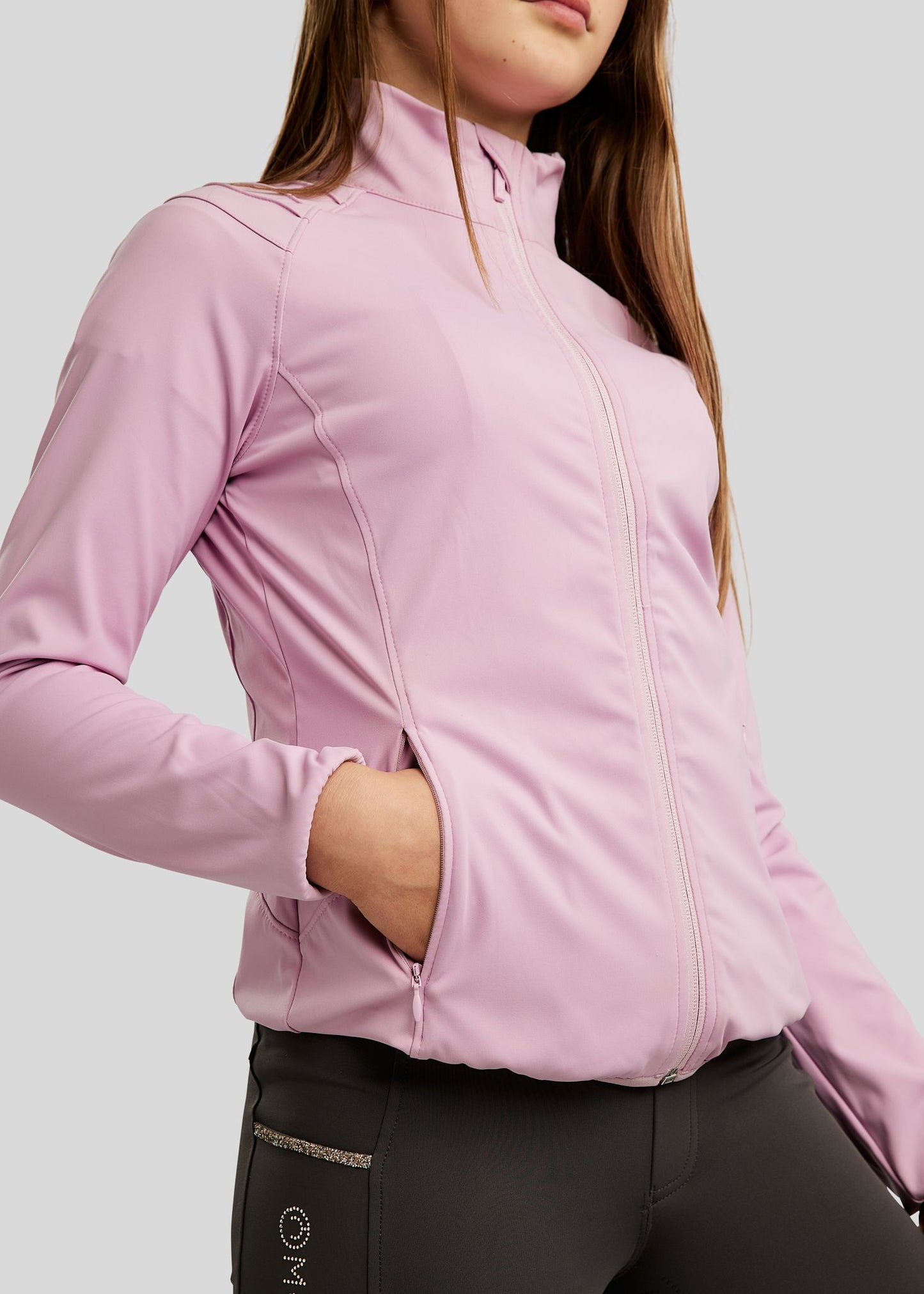 MoPearl Junior Chaqueta Montar con Gun Metals Cristals - Candy Pink