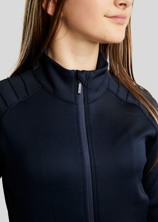 MoPearl Junior Chaqueta Montar con Gun Metals Cristals - Navy