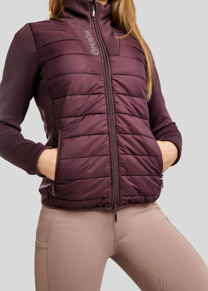 MoCaroline Chaqueta híbrida con brillis champagne – Fig