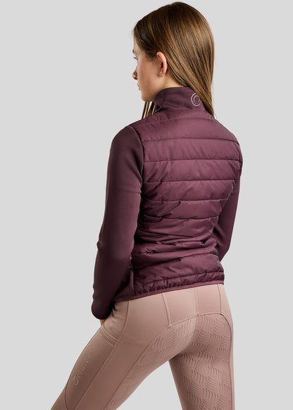 MoCaroline Chaqueta híbrida con brillis champagne – Fig