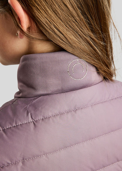 MoCaroline Junior Chaqueta híbrida con brillis champagne – Blush