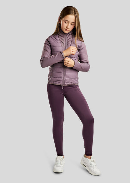MoCaroline Junior Chaqueta híbrida con brillis champagne – Blush