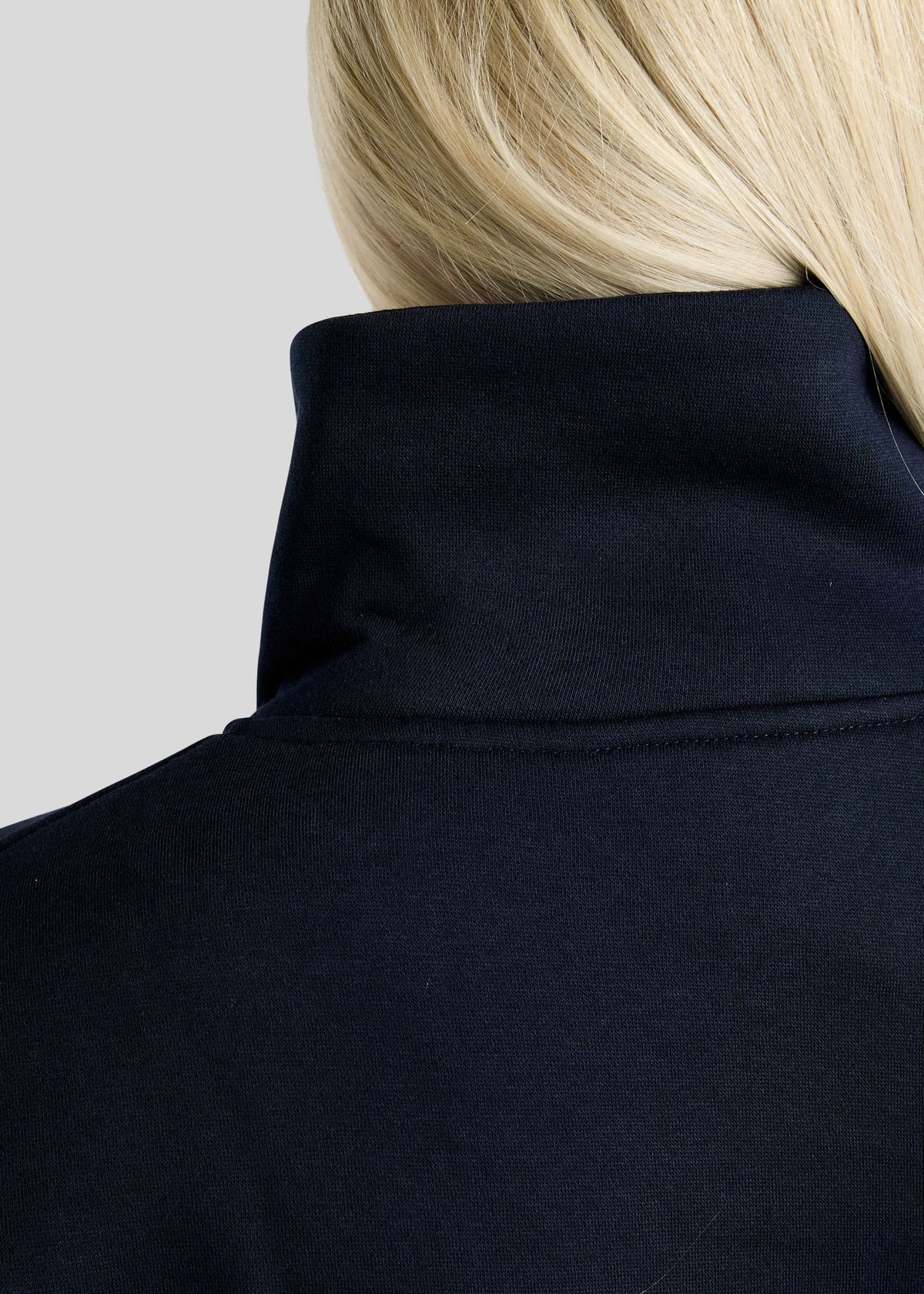 MoNaja Sudadera Montar con Cuello Alto y Cristales Golden Quartz - Navy