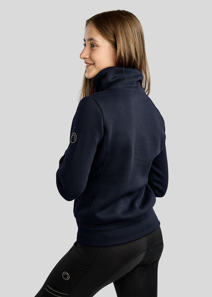MoNaja Junior Sudadera con Cuello Alto y Cristales Golden Quartz - Navy