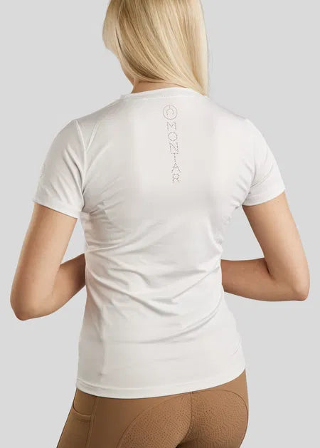 MoWendy T-Shirt with Lasercut Logo White