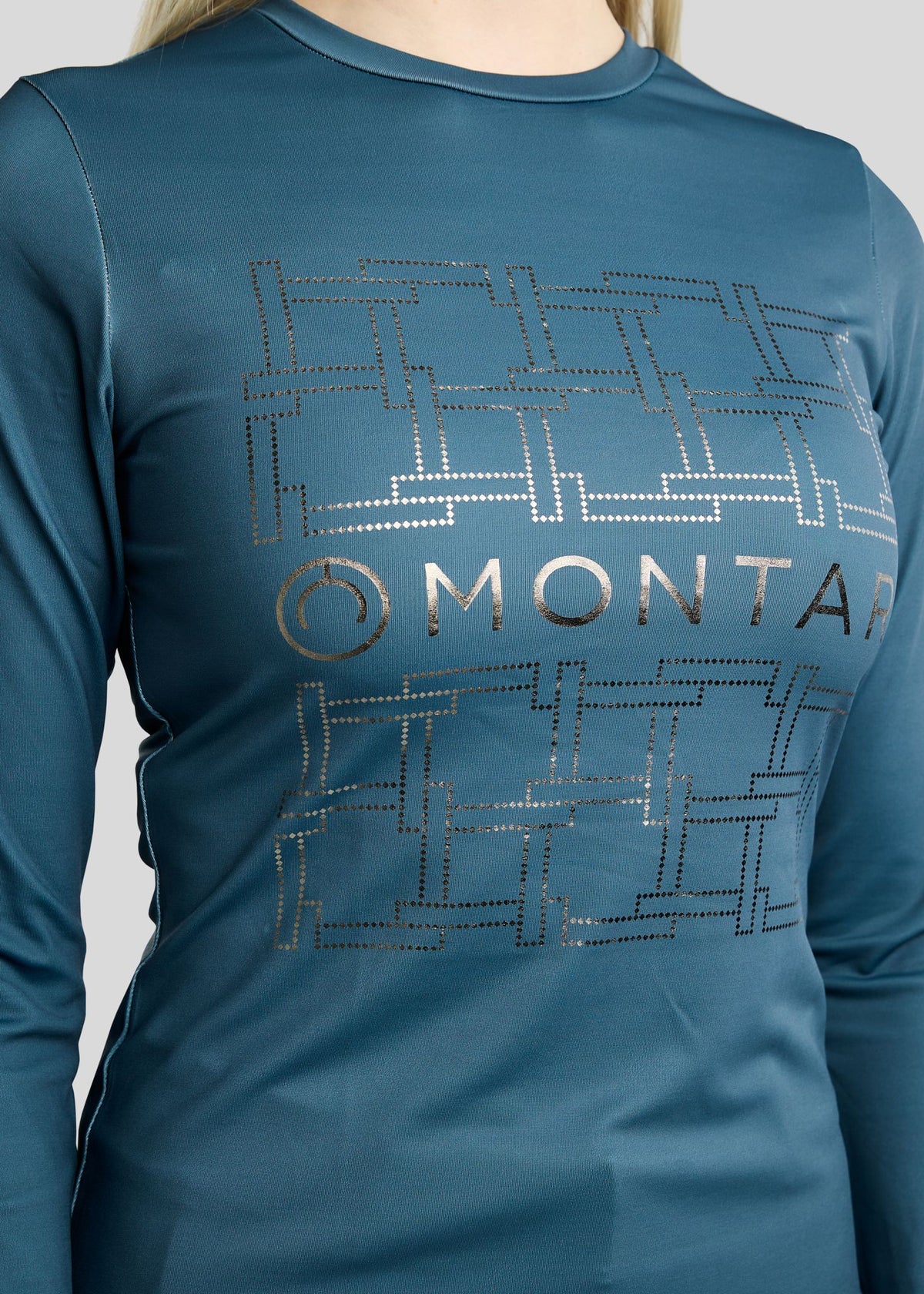 MoLeia polo manga larga - Dark Slate