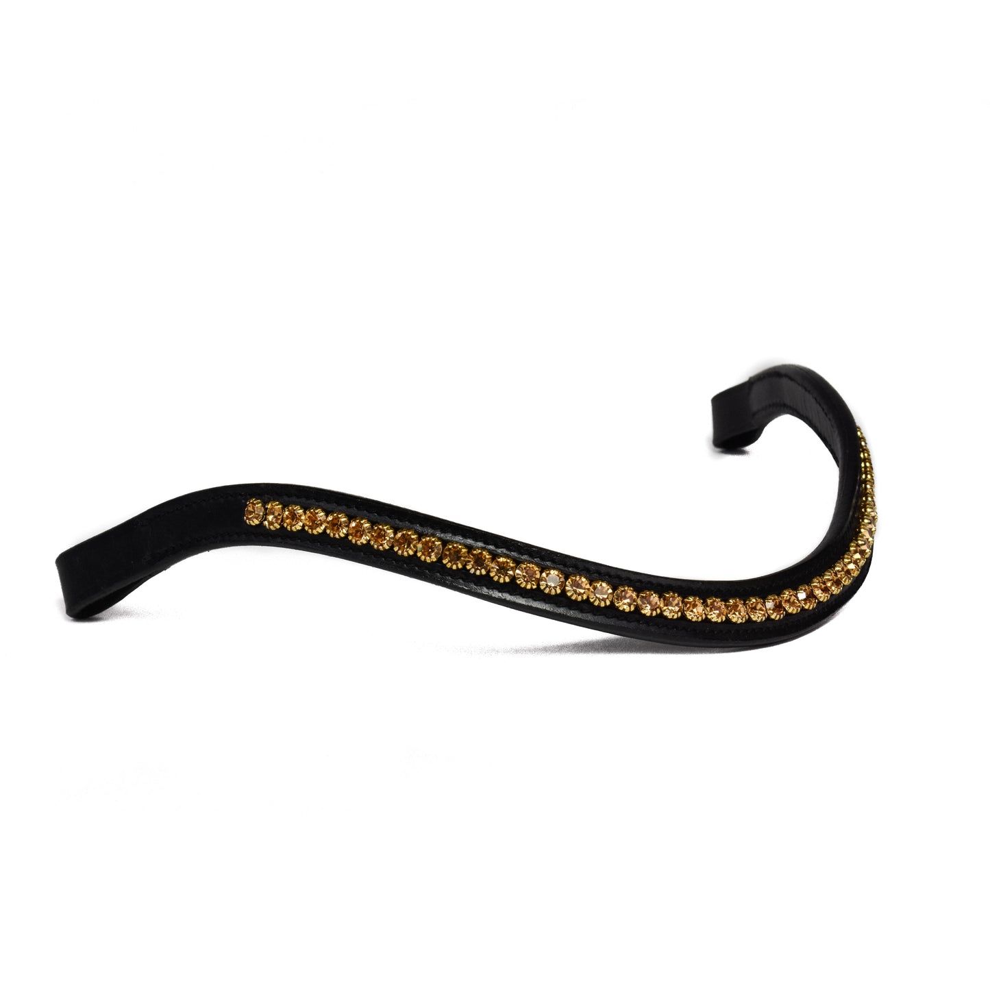 Bridle2Fit Frontalera con cristales Dorado