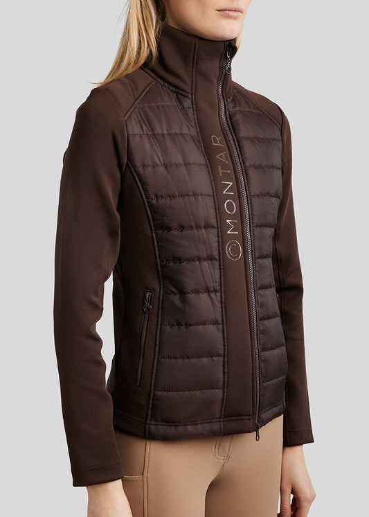 CURVE Emma chaqueta Softshell/acolchado - Marrón
