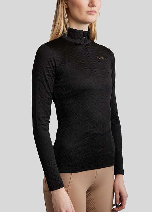 MoCilia Polo Jacquard REFINED -  Negro