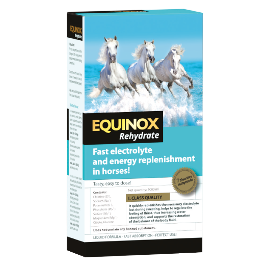 EQUINOX Rehydrate | Electrolitos Líquidos para Caballos