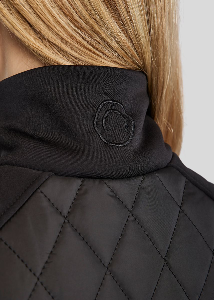 CURVE MoQuinn chaqueta larga acolchada/Softshell - Negro