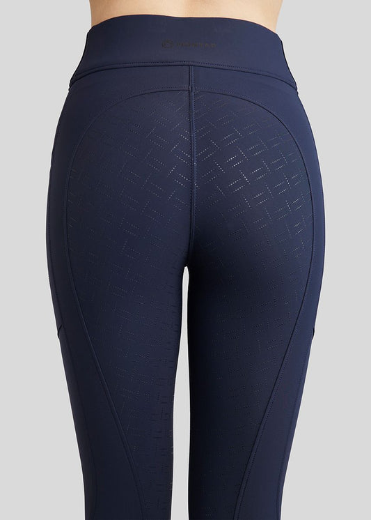 MoRosie junior pintucks legging with crystals dark navy F/G